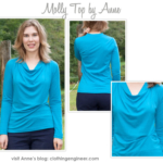Molly Knit Top Sewing Pattern By Anne And Style Arc