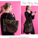 Paris Tote Bag Sewing Pattern By Anne And Style Arc