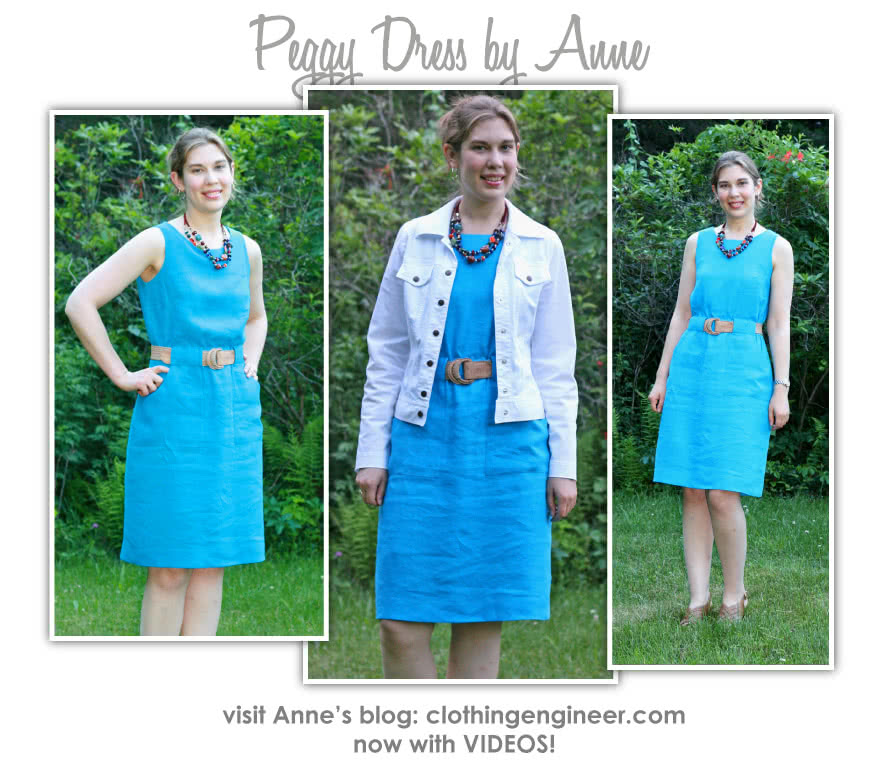 Peggy Woven Dress Sewing Pattern By Anne And Style Arc - Versatile dress - great for work.