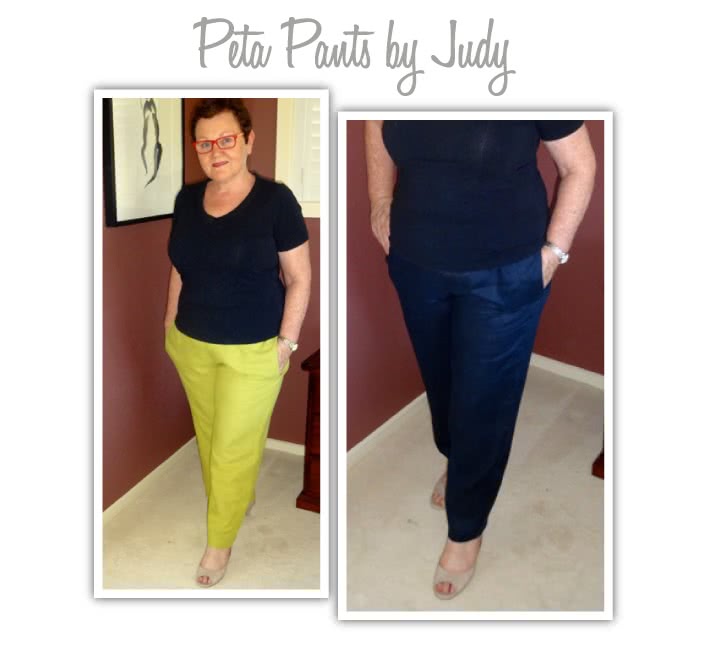 Peta Pant Sewing Pattern By Judy And Style Arc - Great pull on pant with beautiful leg shape