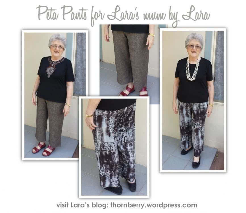 Peta Pant Sewing Pattern By Style Arc - Great pull on pant with beautiful leg shape