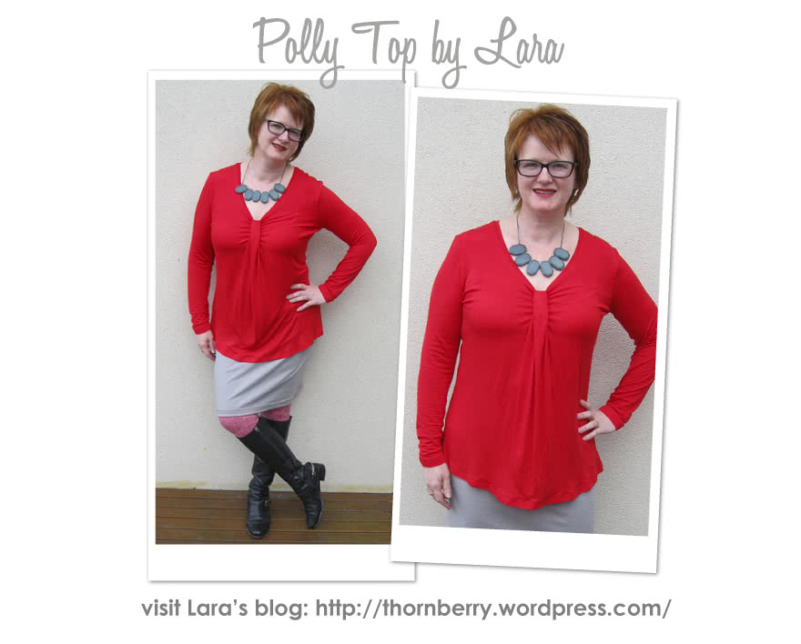 Polly Top Sewing Pattern By Lara And Style Arc - Latest trend double pleat front top