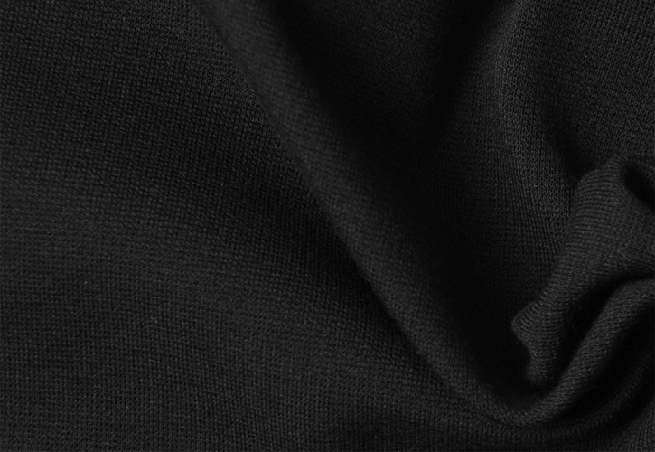 Ponte Knit In Plain Black