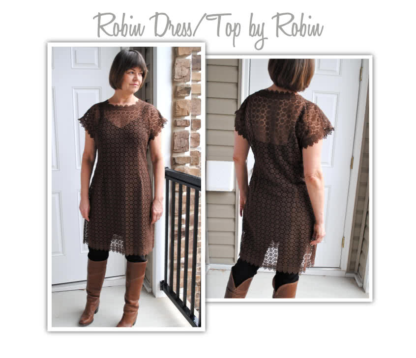 Robin Top Sewing Pattern By Robin And Style Arc - Fitted woven top suitable for all seasons