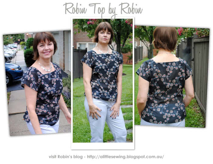 Robin Top Sewing Pattern By Robin And Style Arc - Fitted woven top suitable for all seasons