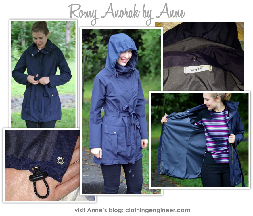 Romy Anorak construction by Anne Kowalski