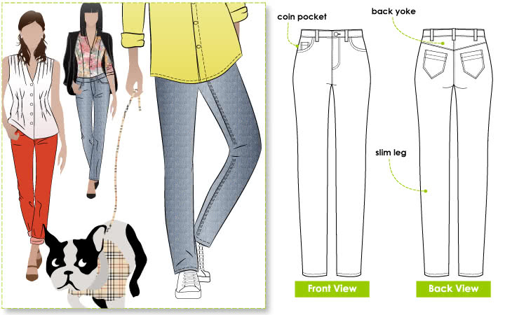 jeans narrow leg