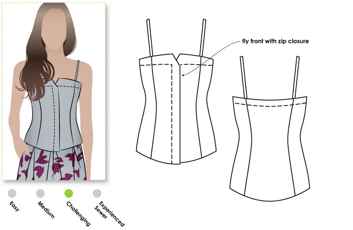 36+ Designs Simple Bustier Top Pattern - StefanLibbie