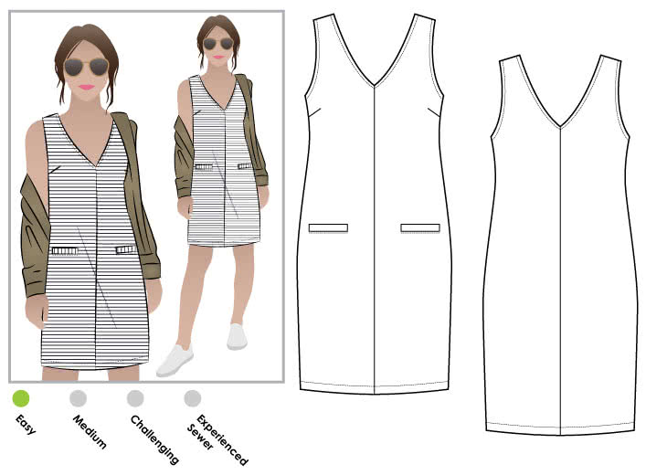 The Tendril Dress Pattern - PDF