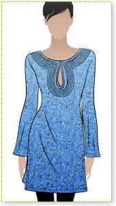 Sandy Top Sewing Pattern By Style Arc - Great easy to wear kaftan