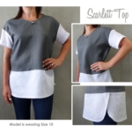 Scarlett Top Sewing Pattern By Style Arc