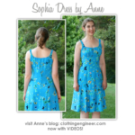 Sophia Dress Sewing Pattern By Anne And Style Arc
