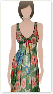 Sophia Dress Sewing Pattern By Style Arc - Lovely summer dress with peasant bodice