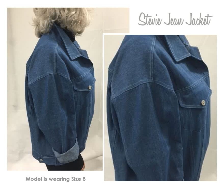 Stevie Jean Jacket Sewing Pattern Jacket, Vest & Coat Sewing Patterns