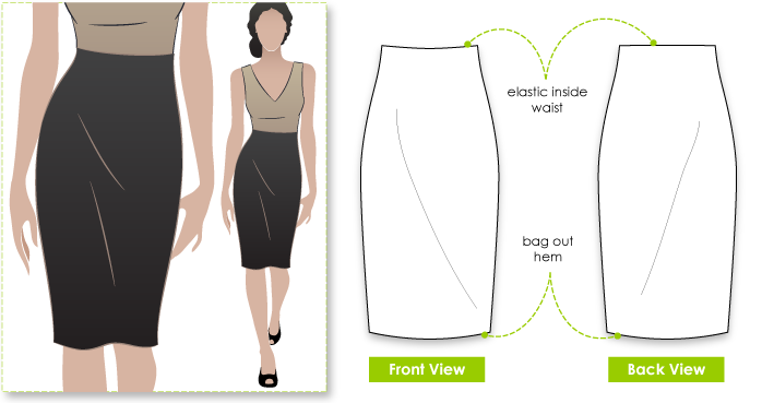 Style Arc's Fay Pencil Skirt Pattern