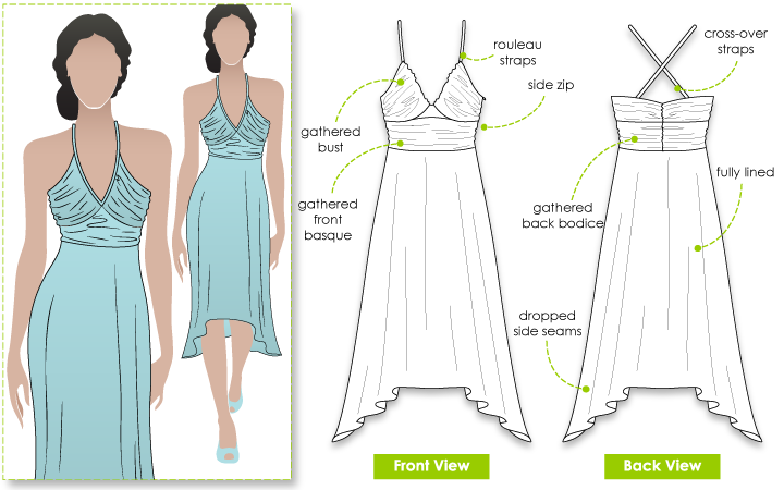 Style Arc's Natalie Evening Dress Pattern