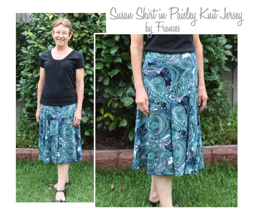 Gorgeous Gore Skirt Sewing Pattern By Style Arc - Great 6 gore knit jersey pull on skirt