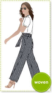 Thea Pant + Gem Tee Sewing Pattern Bundle By Style Arc - Discounted Thea Pant and Gem Tee pattern bundle.