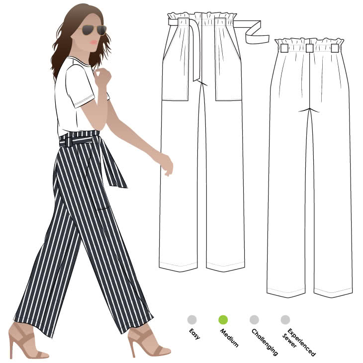 Trend Alert: Paperbag waist pants, High Waisted Trousers, Paperbag pants, Paperbag pants…