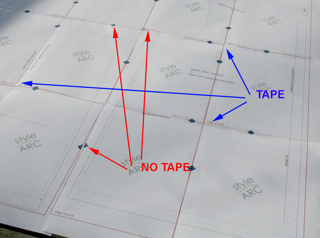 How to Use a PDF Patter - Tape Placement