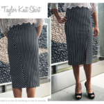 Taylor Knit Skirt Sewing Pattern By Style Arc