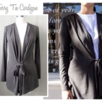 Terry Tie Cardi Sewing Pattern By Style Arc