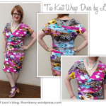 Tia Knit Wrap Dress Sewing Pattern By Lara And Style Arc