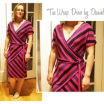 Tia Knit Wrap Dress Sewing Pattern By Danielle And Style Arc