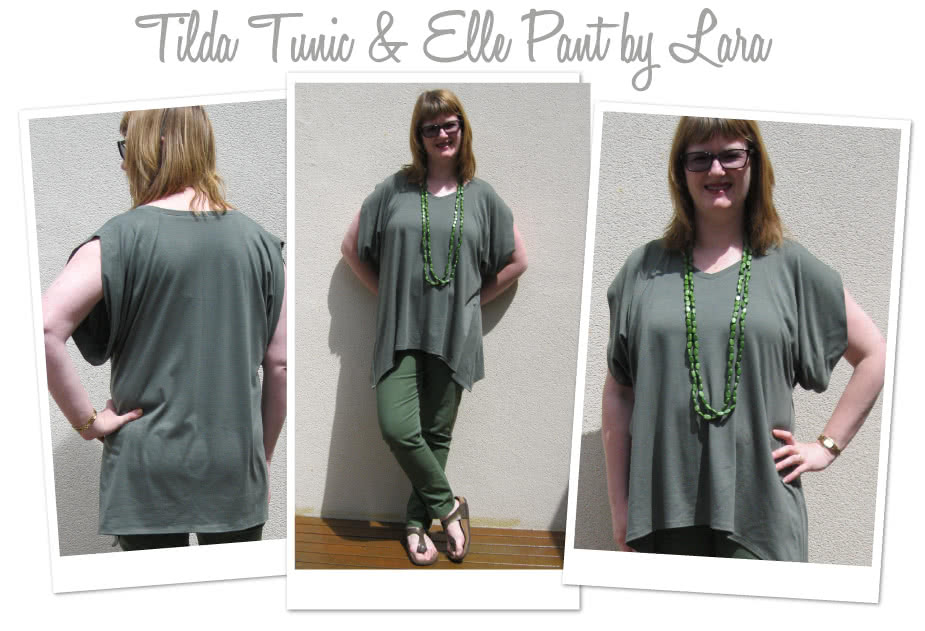 Tilda Tunic / Top Sewing Pattern By Lara And Style Arc - Great knit over Tunic with the look of the moment