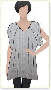 Tilda Tunic / Top Sewing Pattern By Style Arc - Great knit over Tunic with the look of the moment