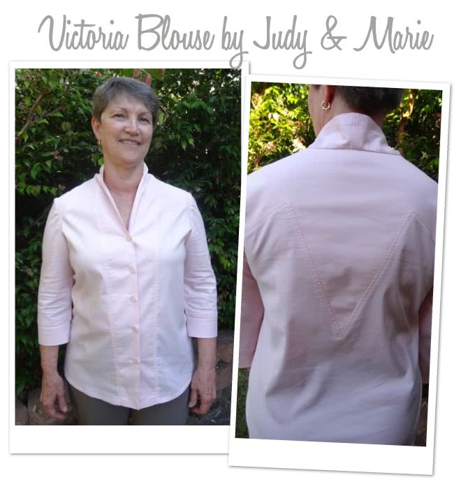 Victoria Blouse Sewing Pattern By Judy And Style Arc - Fabulous blouse with interesting design lines