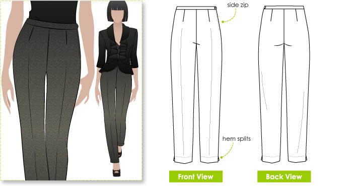 Ines Pants - pattern Couture PDF or paper - Joli Lab | Joli Lab