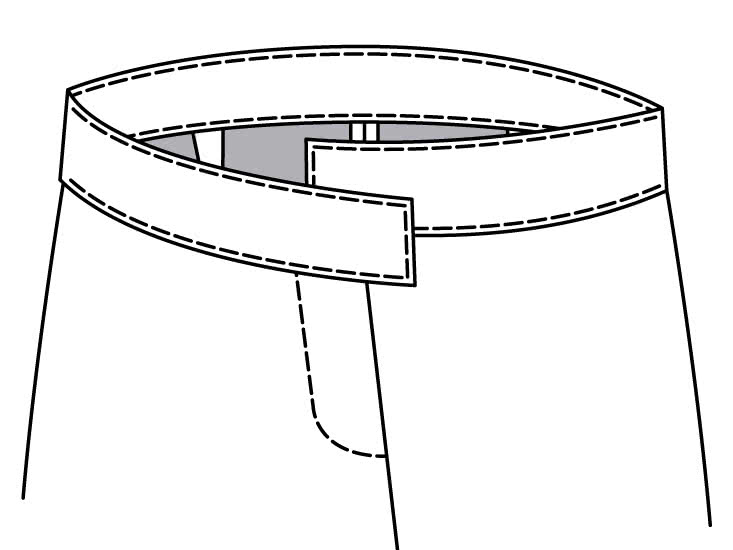 How To/How I :: Drafting A Curved Waistband 