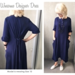 Winsome Designer Dress Sewing Pattern By Style Arc