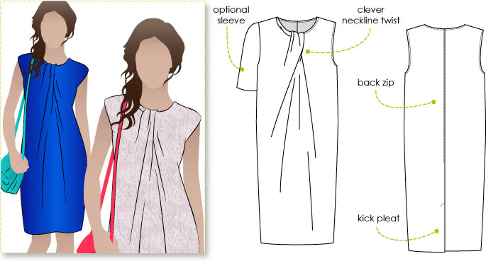 Zara Dress Sewing Pattern – Dress 