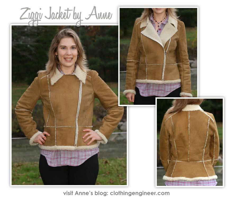 Ziggi Jacket Sewing Pattern Jacket, Vest & Coat Sewing Patterns