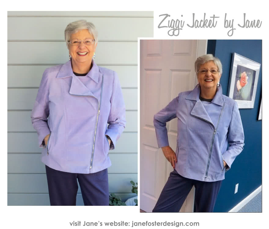 Ziggi Jacket Sewing Pattern Jacket, Vest & Coat Sewing Patterns