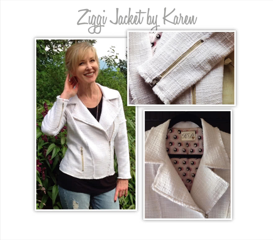 Ziggi Jacket Sewing Pattern Jacket, Vest & Coat Sewing Patterns