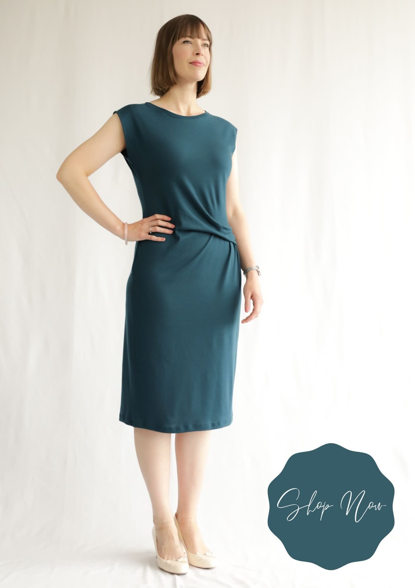 Style Arc's New Pattern Release - The Corina Knit Dress