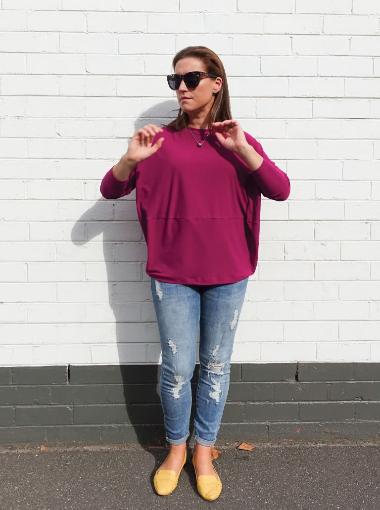 Sunny Knit Top Fabric Pattern Bundle - Magenta