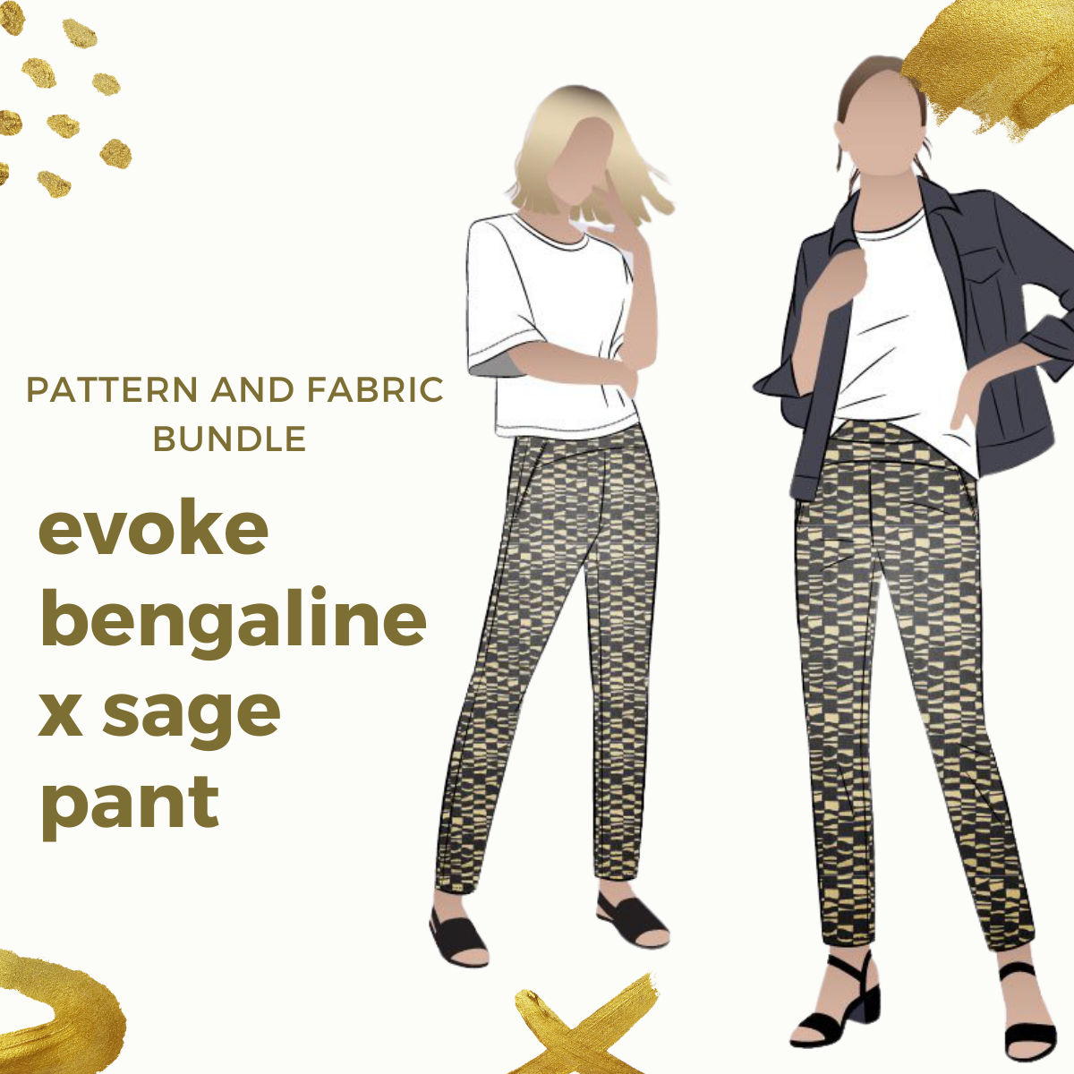 Evoke Fabric Bundle- Sage Pant and Evoke Fabric $29.00