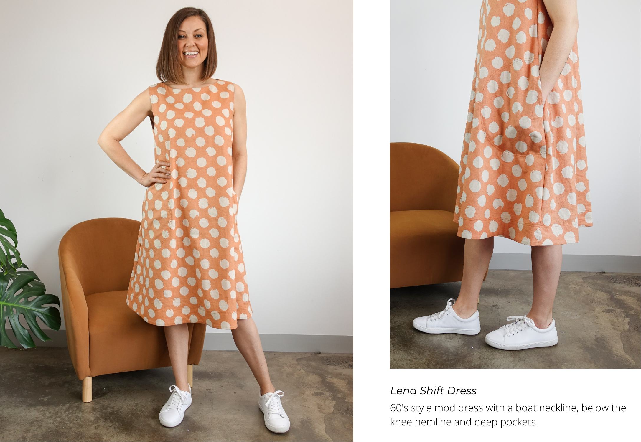 Style Arc's October Bonus Pattern - Lena Shift Dress 