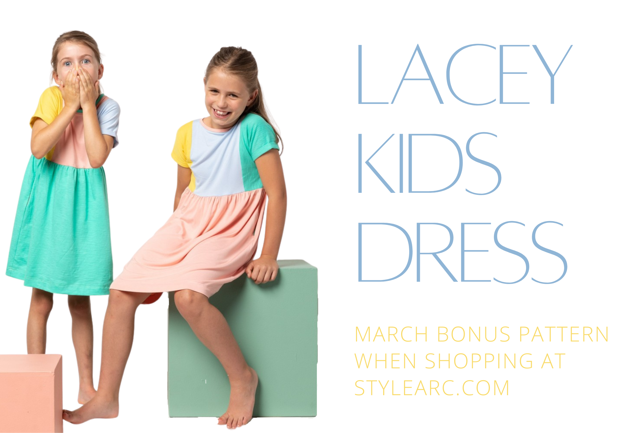 March Bonus pattern: Lacey Kids Dress Pattern