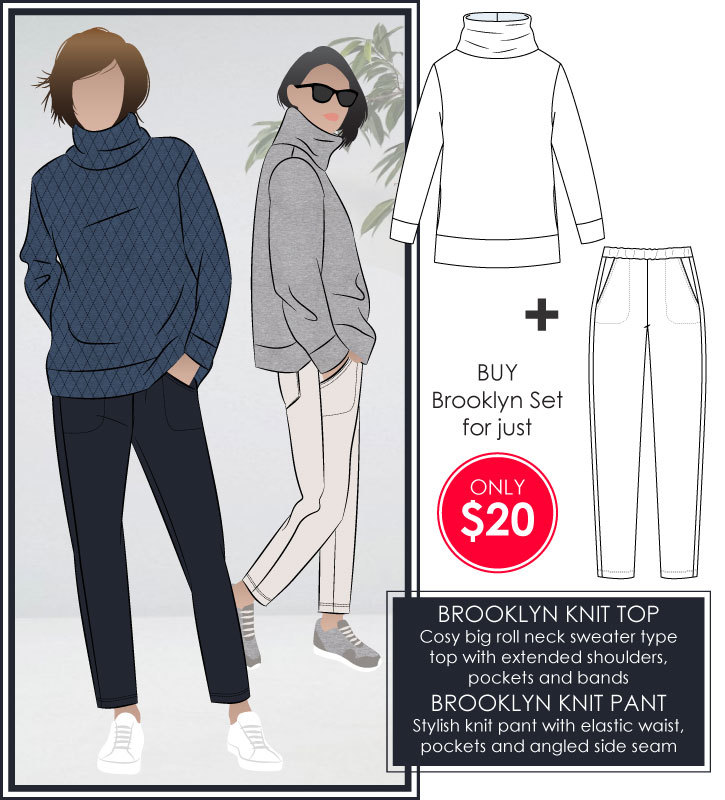 Brooklyn Outfit Sewing Pattern Bundle by Style Arc