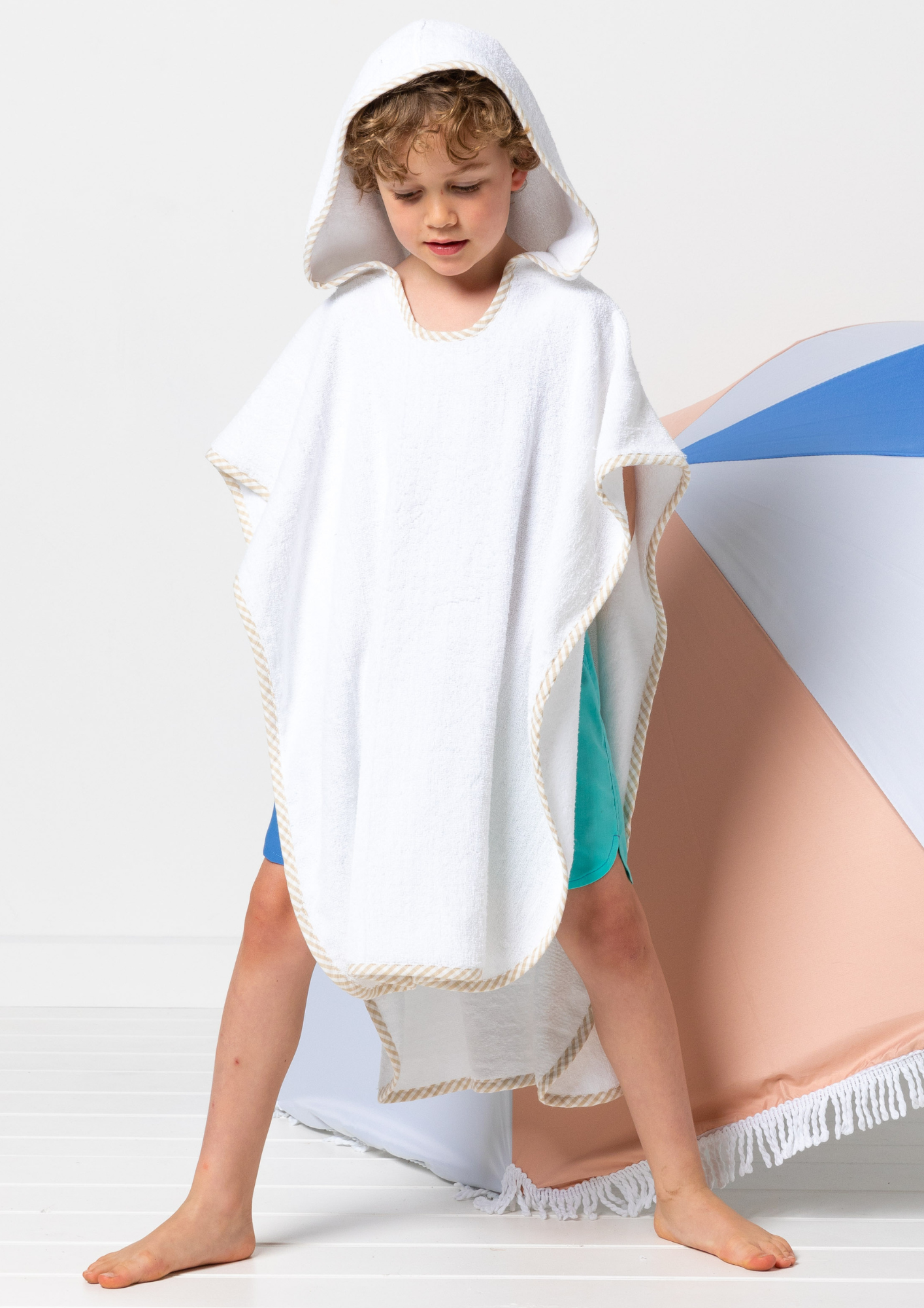 January bonus pattern: Coral Kids Hooded Towel Pattern | Sized 2-16