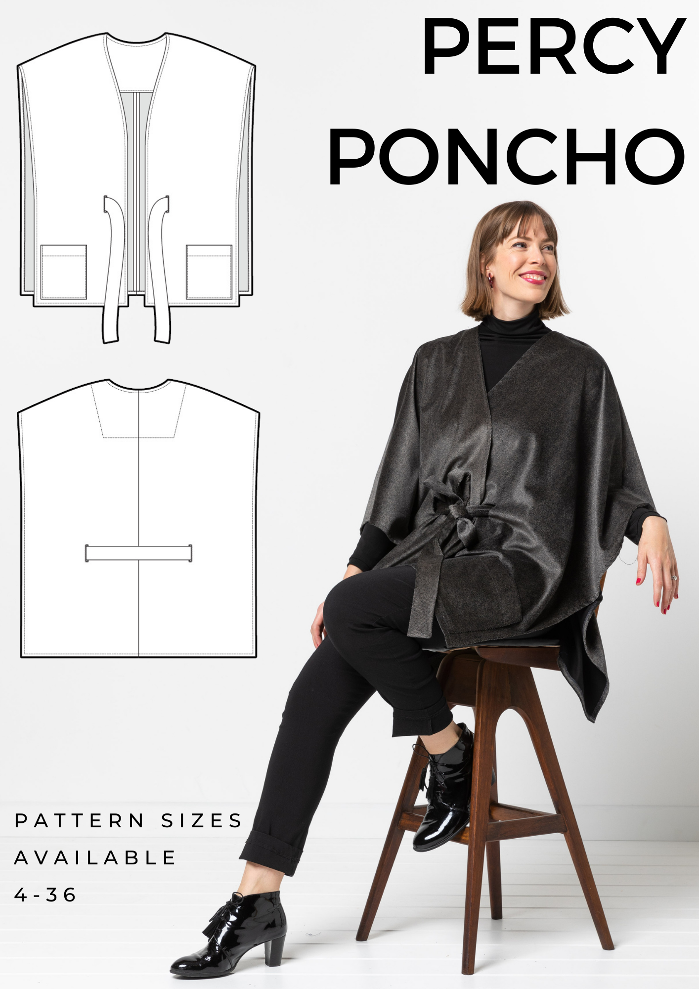 August Bonus Pattern - Percy Poncho