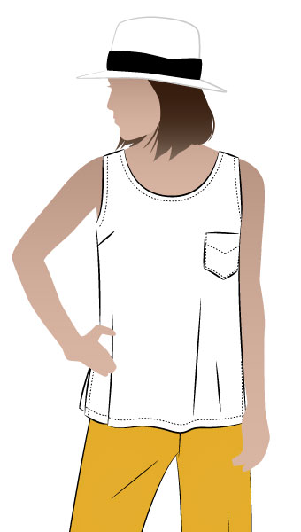 Annie's Cami By Style Arc - Versatile woven camisole