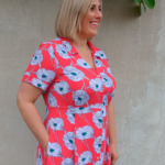 Armidale Dress + Coral Poppy Woven Fabric Bundle