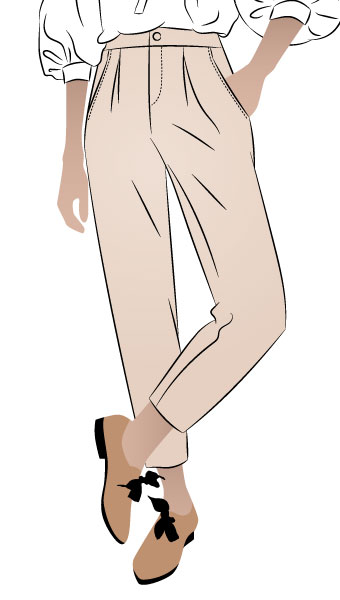 Audrey Pant By Style Arc - Great new shape boyfriend pant