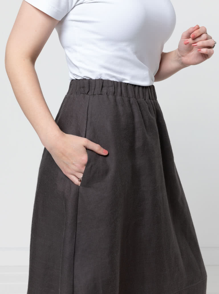 Ayla Woven Skirt Sewing Pattern – Casual Patterns – Style Arc